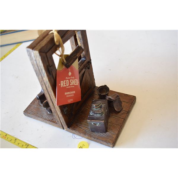 NOS Barn Door Bookends