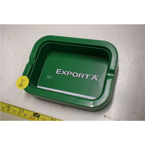 NOS Export ‘A’ Cigarettes Metal Ashtray
