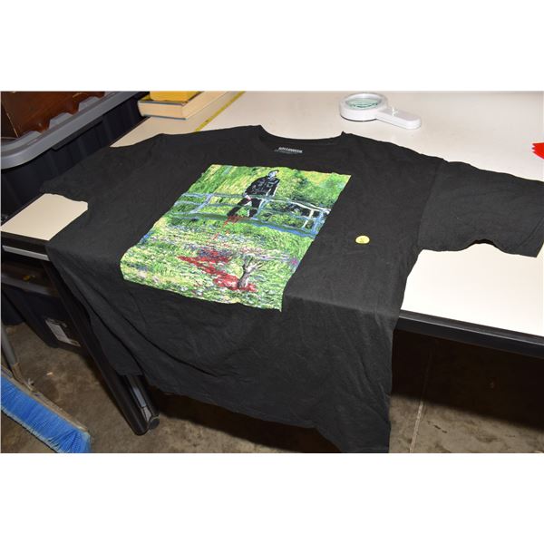 “Halloween” Movie Michael Myers Monet Painting Parody T-shirt – Size Larg