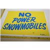 Image 1 : Snowmobile Tin Sign