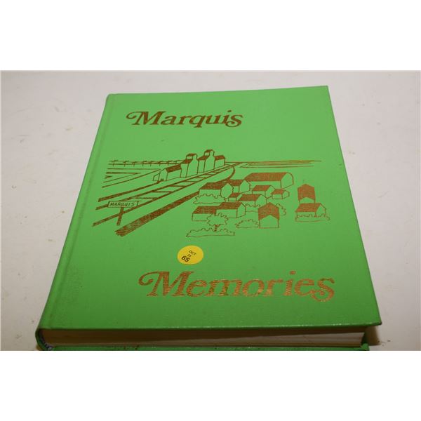 “Marquis Memories” Local Saskatchewan History Book