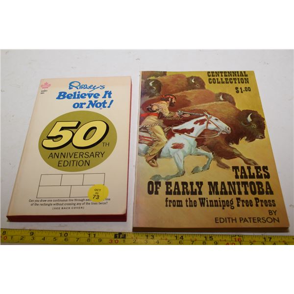 Manitoba History Book, Vintage Ripley’s Believe it or Not