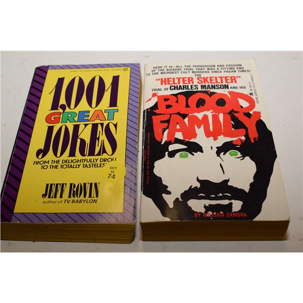 Charles Manson Book, etc.