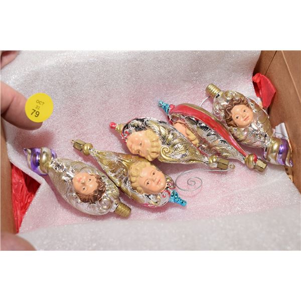 Exceptional Vintage Christmas Light Ornaments