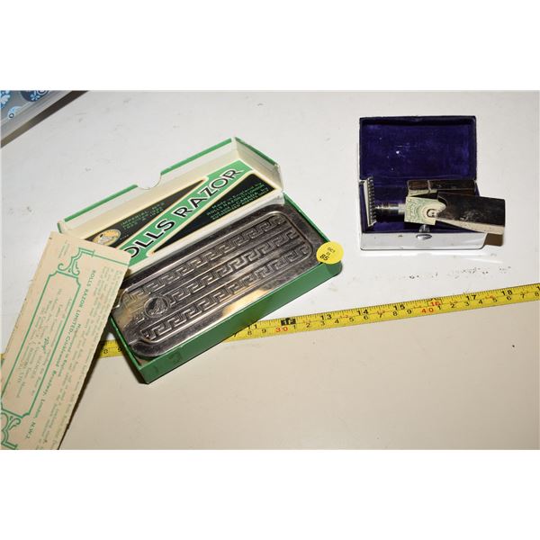 Vintage Gilette Razor & Rolls Razor Sharpener