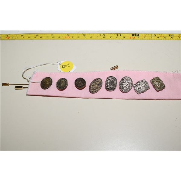 1979-1985 Hesston Belt Buckle Pins