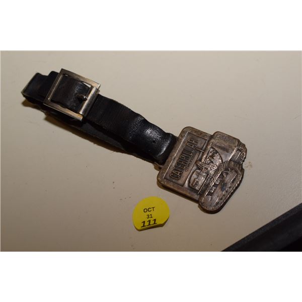 Sask Caterpillar Watch Fob