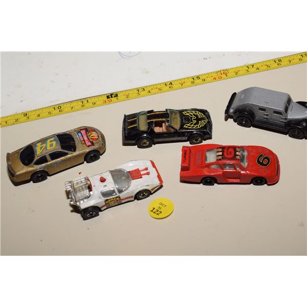 Vintage Diecast Toy Car Lot - 1960s Husky GT Britain, Hot Wheels, etc.