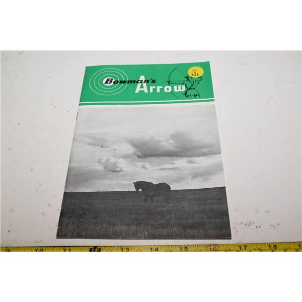 Vintage c.1955 "Bowman's Arrow" Saskatchewan Automotive & Service Station Trade Booklet (features lo