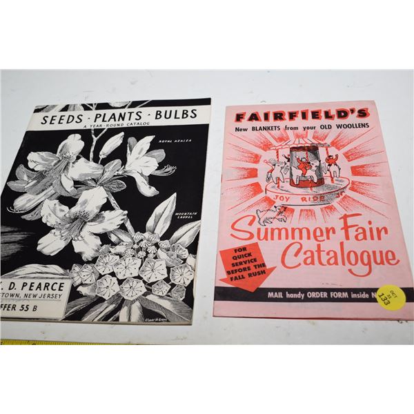 Vintage Seed Catalogue & Blanket Brochure