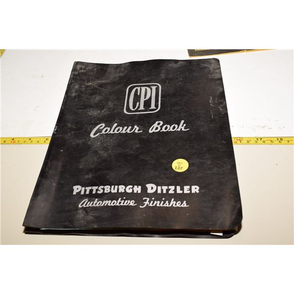 Pittsburgh Paint Auto Finishes Catalogue