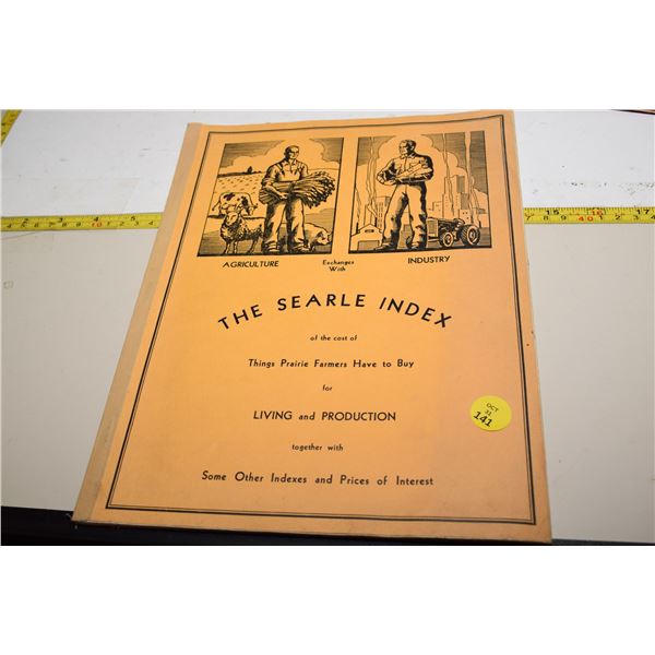 1930’s Searle Elevators Price Comp. Book