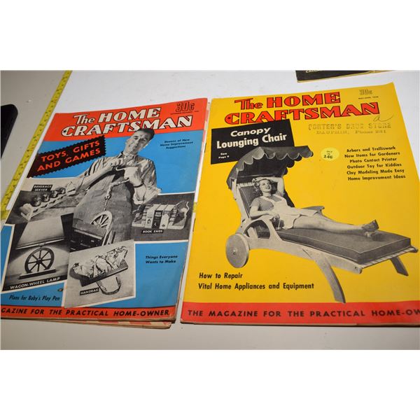 1943 & 1945 Home Craftsman Magazines