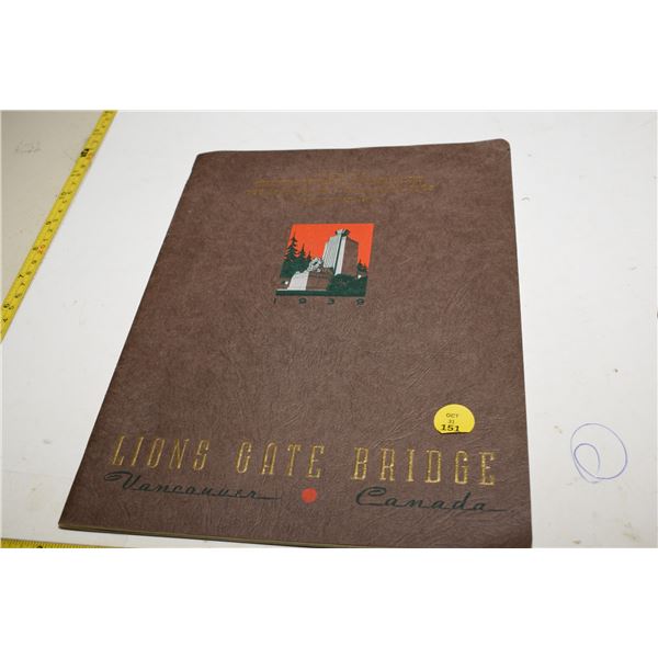 1939 Vancouver Booklet