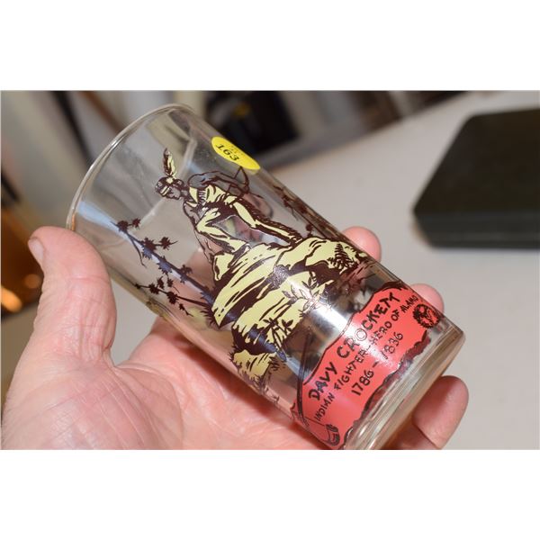 Vintage Davy Crockett Glass