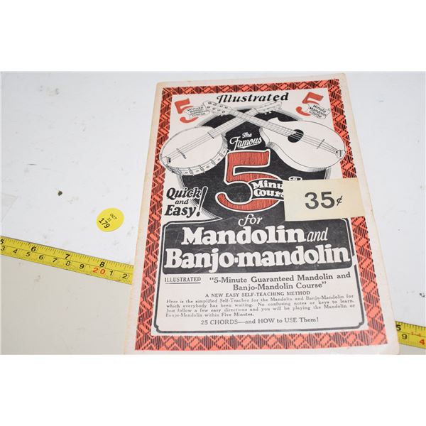 35¢ Banjo & Mandolin 5-Minute Course