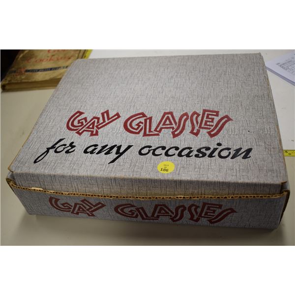 Vintage Hunting Themed “Gay Glasses” in Original Box