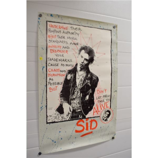 1987 Sid Vicious Poster