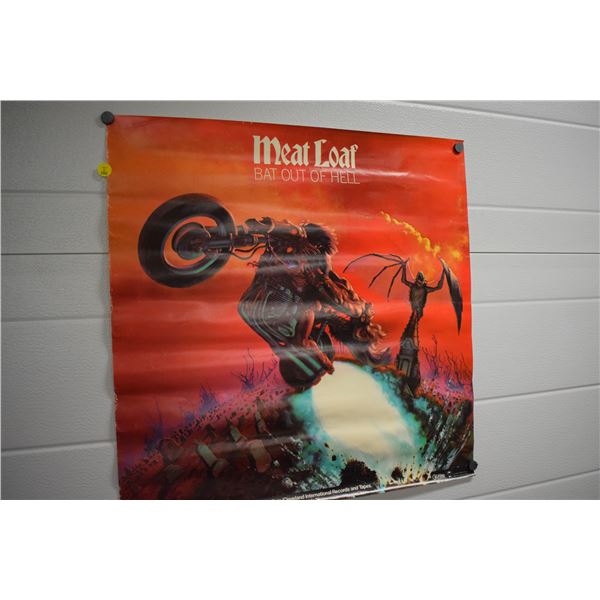 Original 1977 Meatloaf Poster