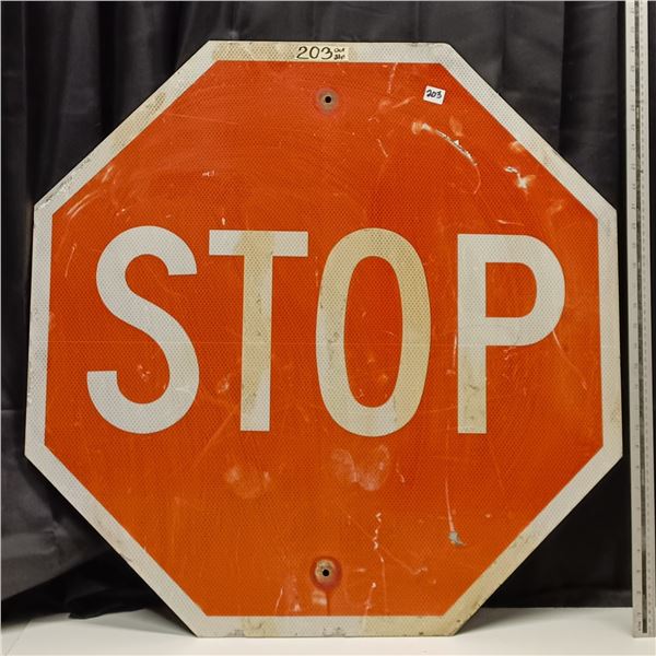 Large Metal “Stop” Sign
