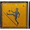 Image 1 : Large Metal Playground Zone Sign