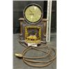 Image 3 : Master Crafters Fireplace Novelty Clock (Runs & Works, needs Oiling)