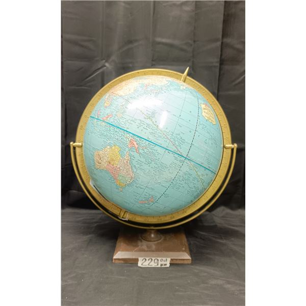 Large Vintage Globe