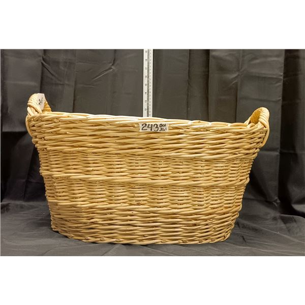 Hand Made Hutterite Willow Basket