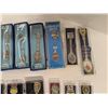 Image 3 : Collector Spoon Lot - (10) Pewter & (9) Silver Plate