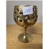 Image 2 : Brass Vase & Goblet Candle Holder