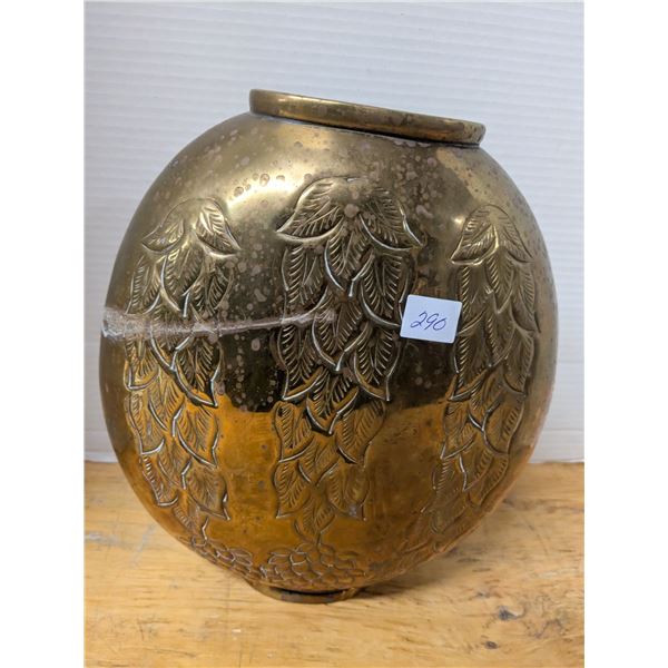 Large Brass Vase