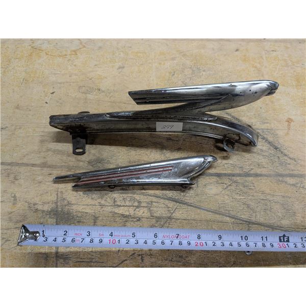 (2) Chevy Hood Ornaments