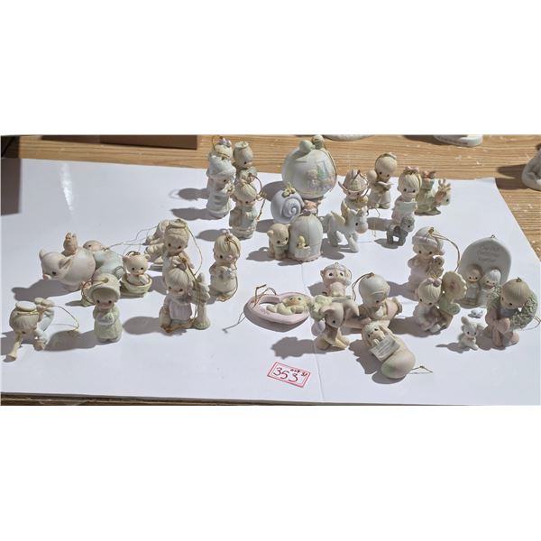 Precious Moments Ornament Lot