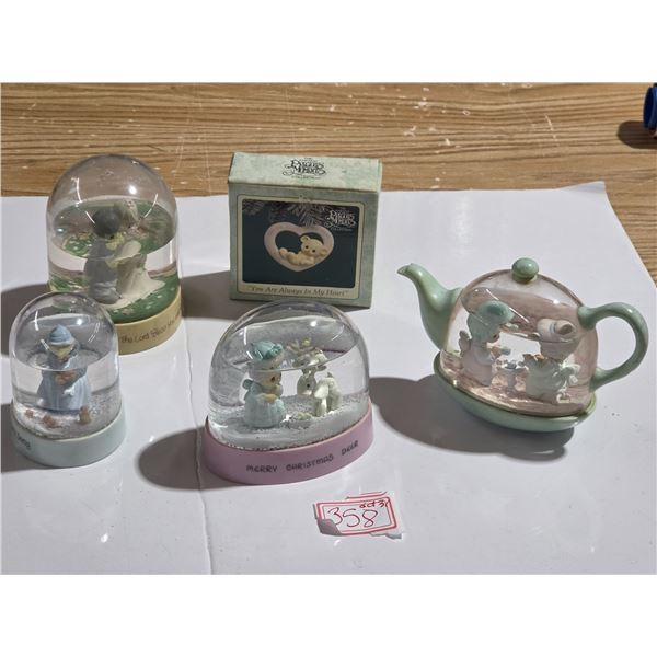 Precious Moments Snow Globe etc. Lot
