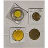Image 6 : assorted tokens, 2000 USA quarter and repro liberty dollar