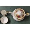 Image 2 : Royal Albert Old Country Roses Bone China Teapot w/ Cream & Sugar Set