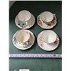 Image 1 : (4) Assorted China Cup & Saucer Sets