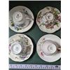Image 3 : (4) Assorted China Cup & Saucer Sets