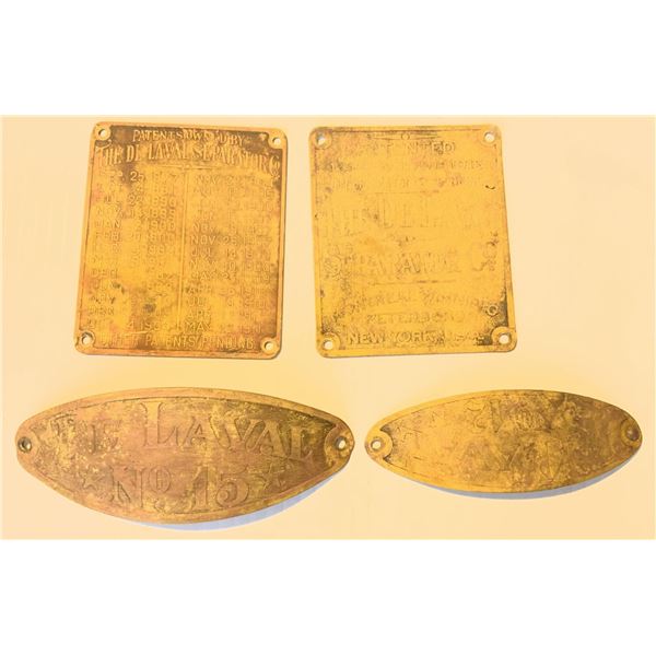 DeLaval 12 and 15 Brass ID Tags