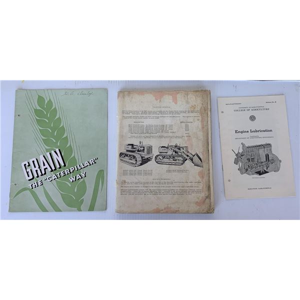 All is Chalmers Crawler Book. Caterpillar Brochure