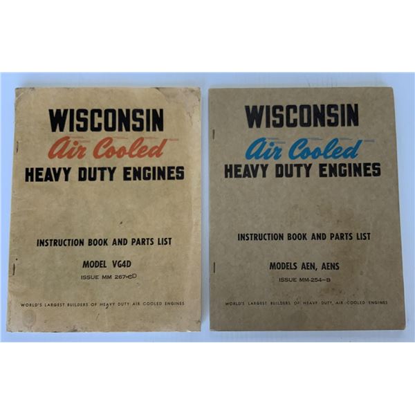 Wisconsin Air Cooled Engine Parts Book.