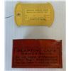 Image 2 : Chryco Oil Change Tag and CIL Blasting Cap Box and case Parts Box
