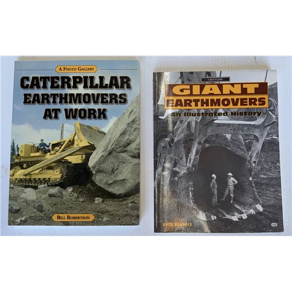 Caterpillar Earthmovers at Work and Giant Earth Movers Books