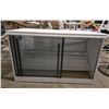 Image 1 : White and Glass Display Case 36x23x16