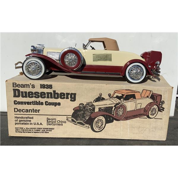 Jim Beam Duesneberg Decanter with Box