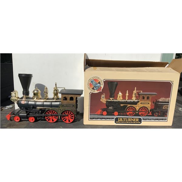 Jim Beam Turner Steam Locomotive Decanter New in Box