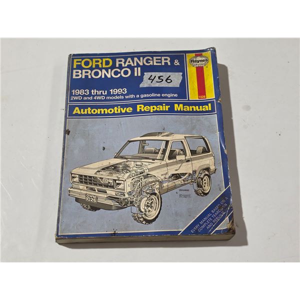 Ford Ranger & Bronco II 1983 thru 1993 Manual