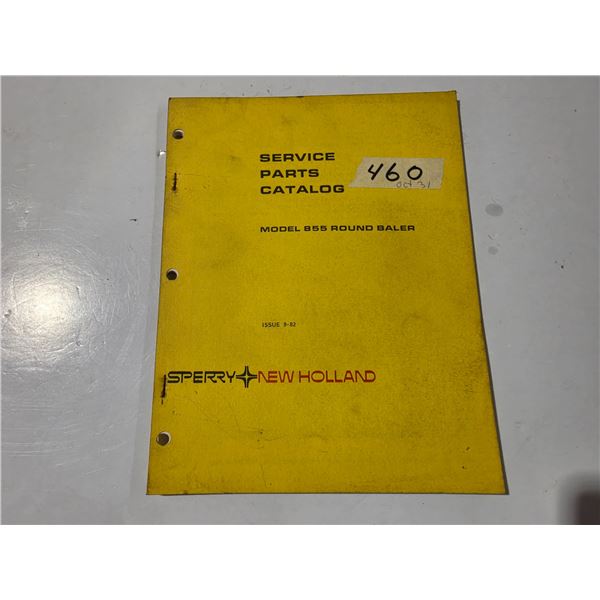 Sperry – New Holland Service Parts Catalog – 855 Round Baler