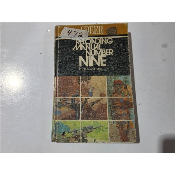 Speer Reloading Manual Number Nine - 463pg