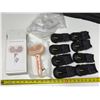 Image 1 : Electric Spray Pet Grooming Comb (New) and (4) HCPET black waterproof and anti-slip dog boots (paw p